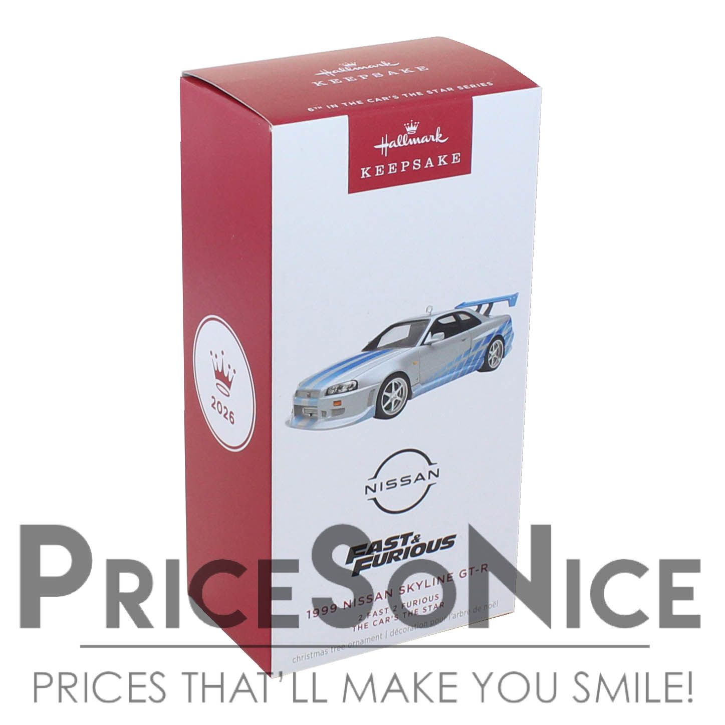 Hallmark Keepsake 2026  2 Fast 2 Furious 1999 Nissan Skyline GT-R Ornament