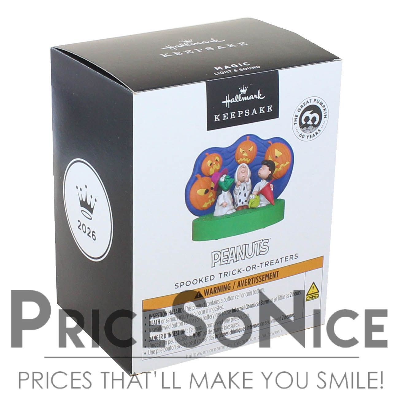 Hallmark Keepsake 2026 Peanuts Gang 60th Anniversary Spooked Trick-or-Treaters