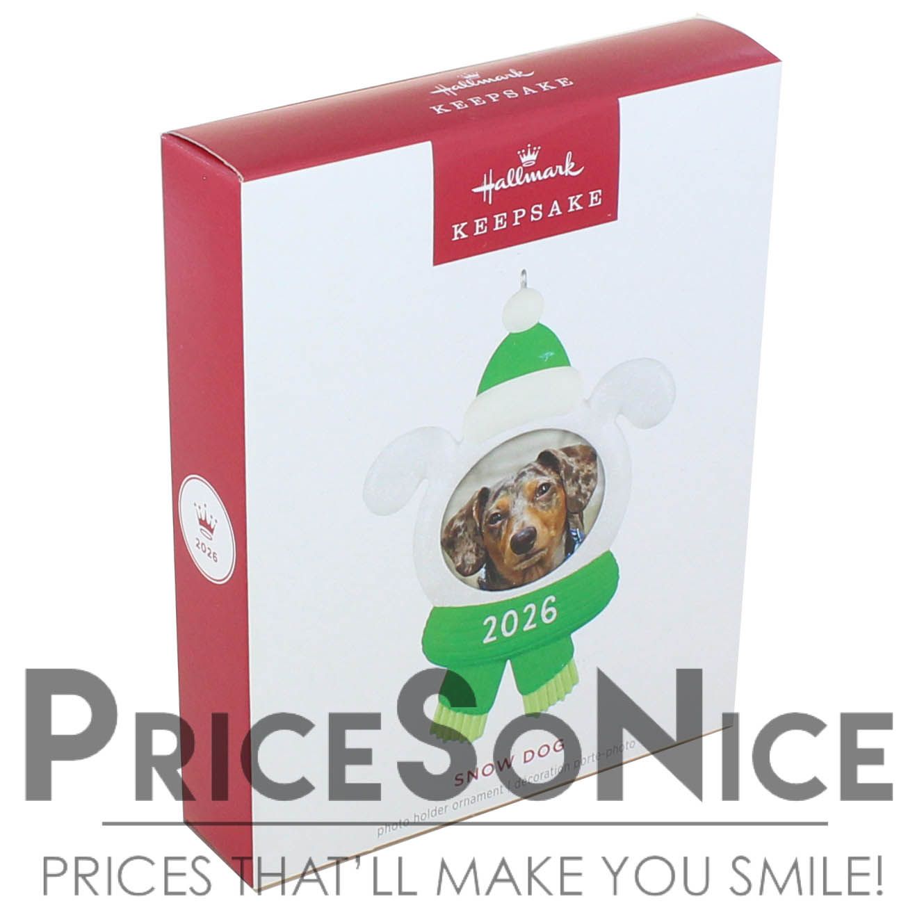 Hallmark Keepsake 2026 Snow Dog Photo Frame Ornament