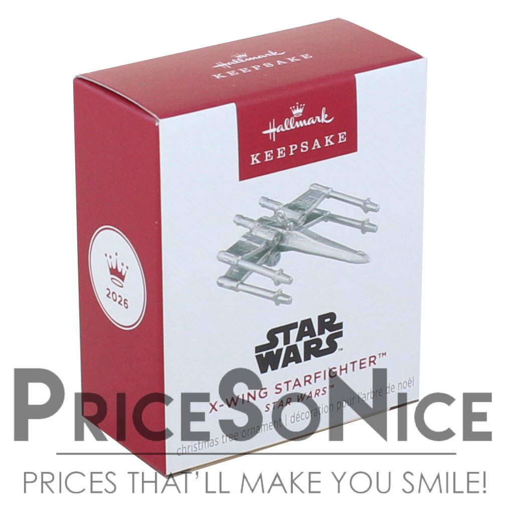 Hallmark Keepsake 2026 Mini Star Wars X-Wing Starfighter, 0.5" Ornament