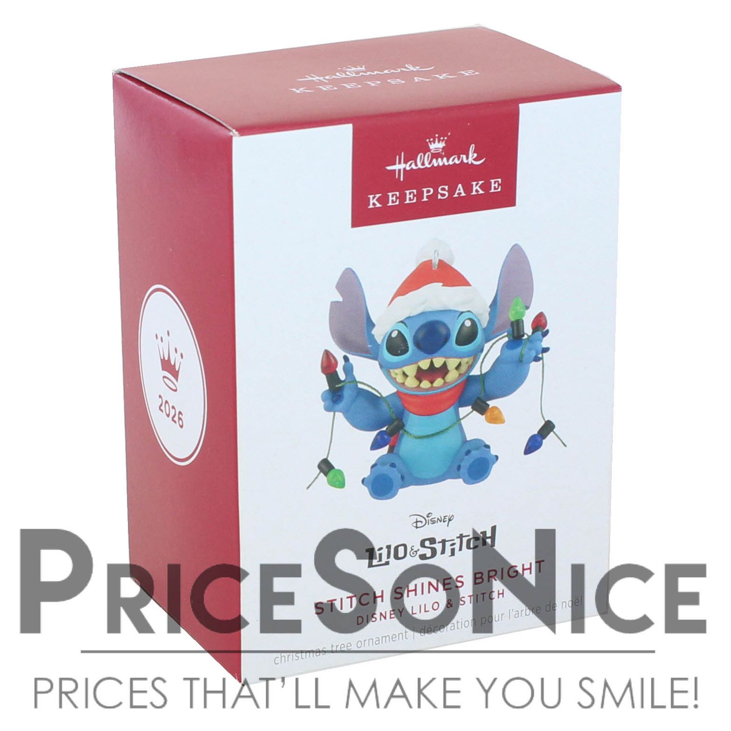 Hallmark Keepsake 2026 Disney Lilo &amp; Stitch Shines Bright Ornament