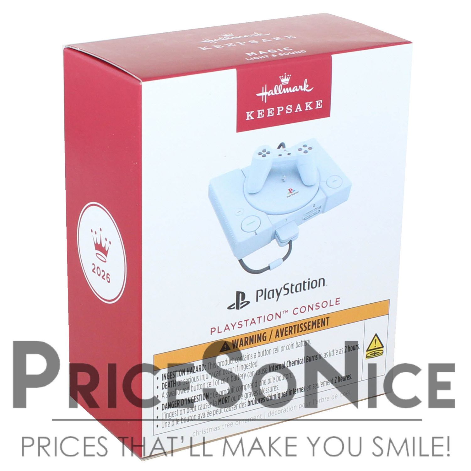 Hallmark Keepsake 2026 PlayStation Console With Light and Sound Ornament