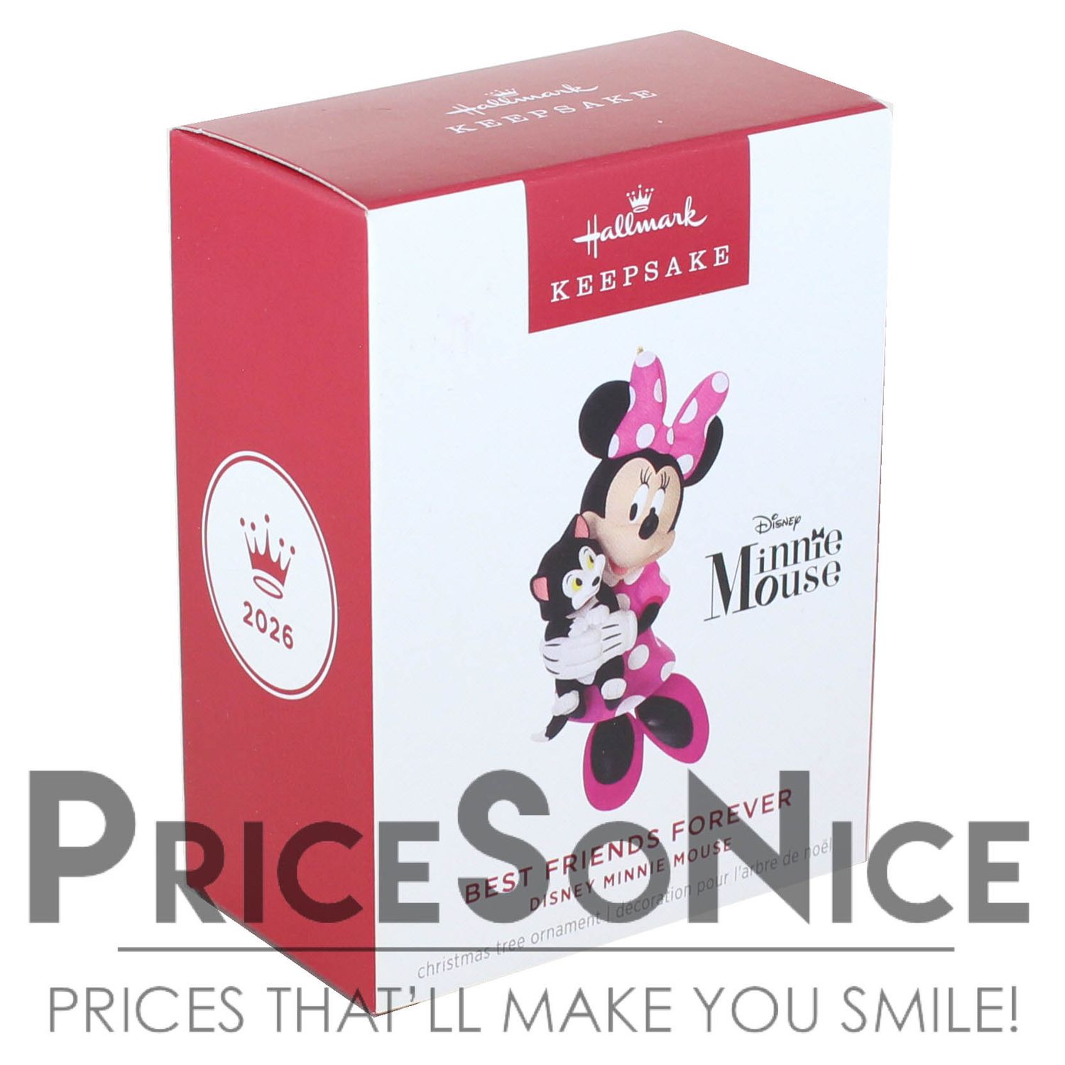 Hallmark Keepsake 2026 Disney Minnie Mouse Best Friends Forever Ornament