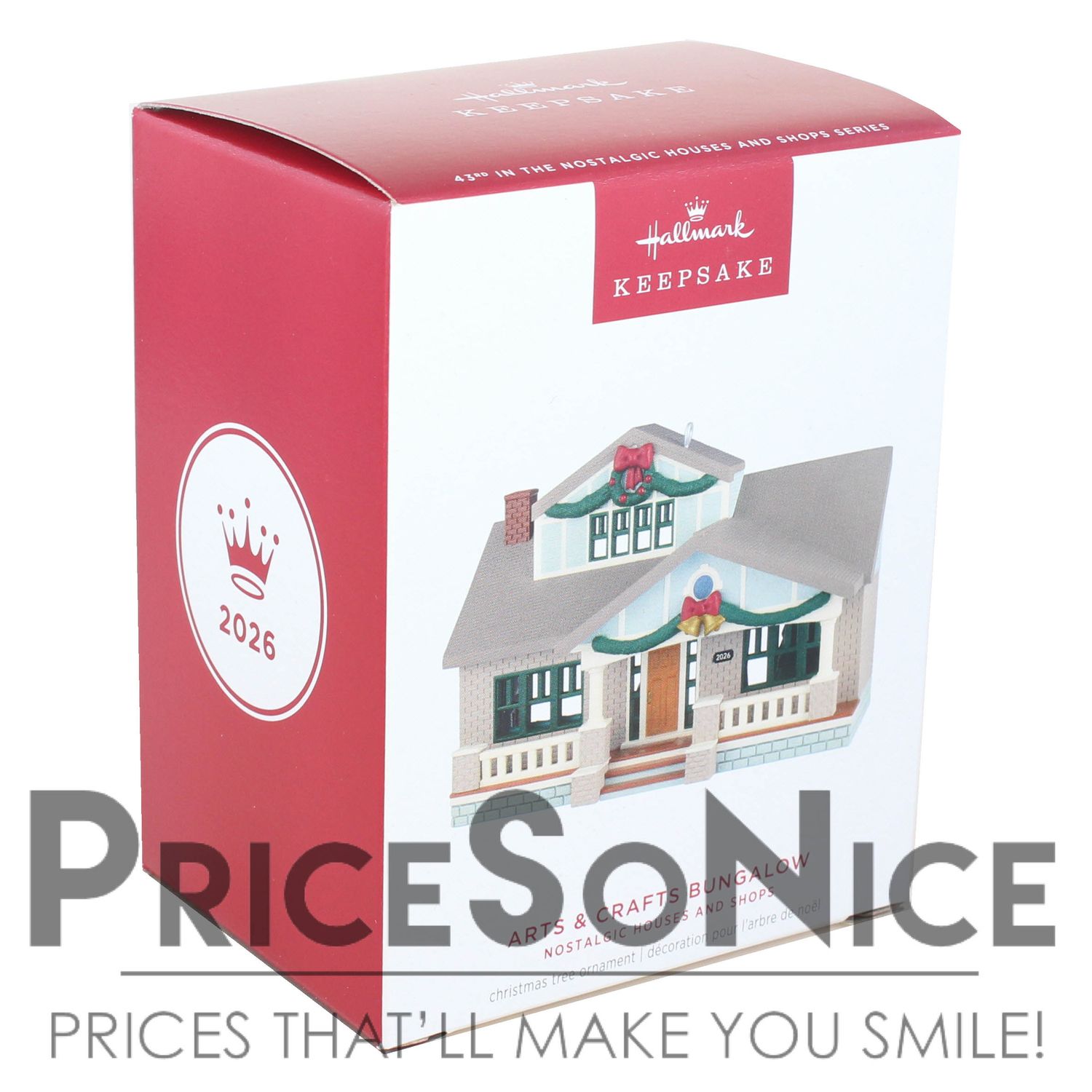 Hallmark Keepsake 2026 Nostalgic Houses Arts &amp; Crafts Bungalow Ornament (43rd in Series)