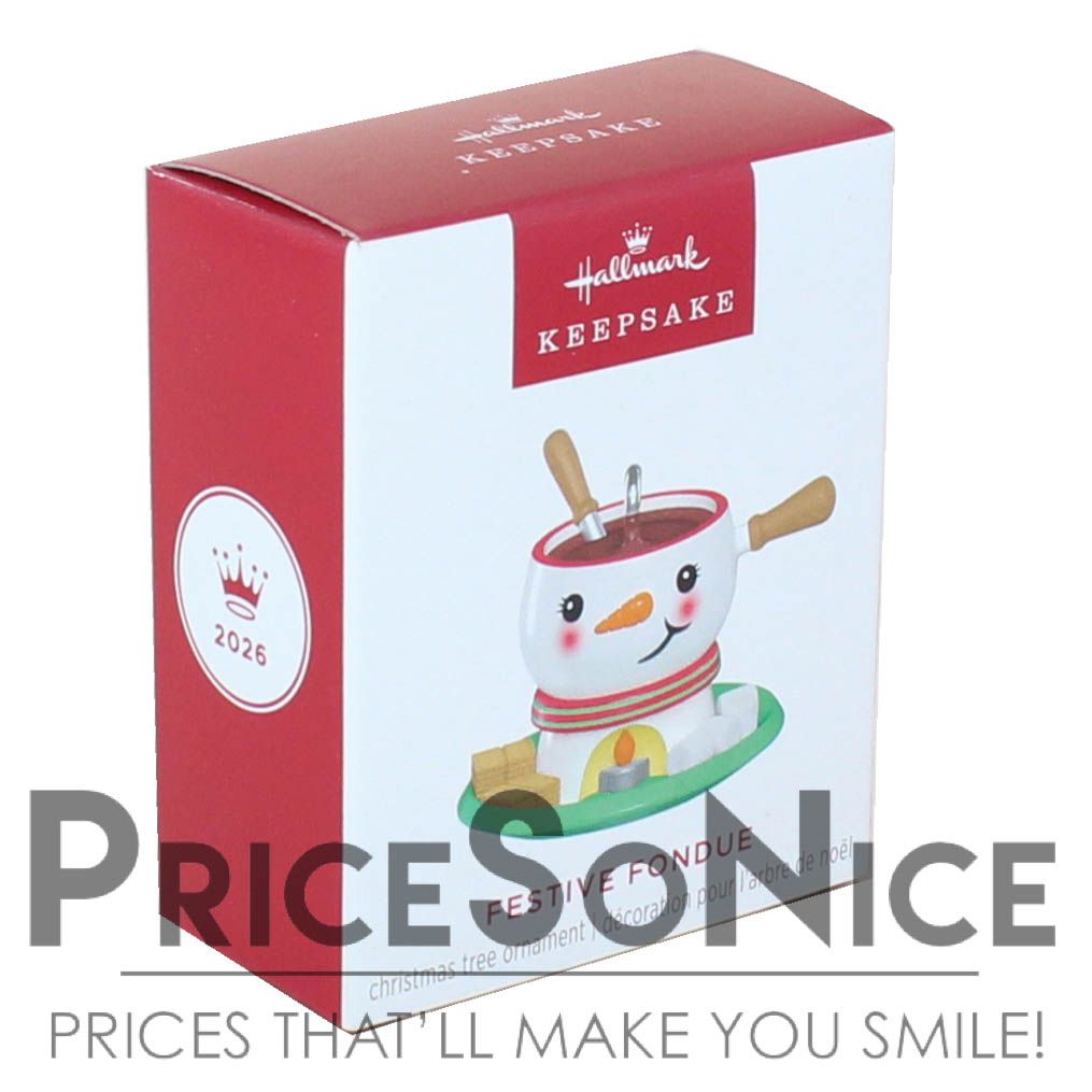 Hallmark Keepsake 2026 Mini Festive Fondue Ornament, 1"