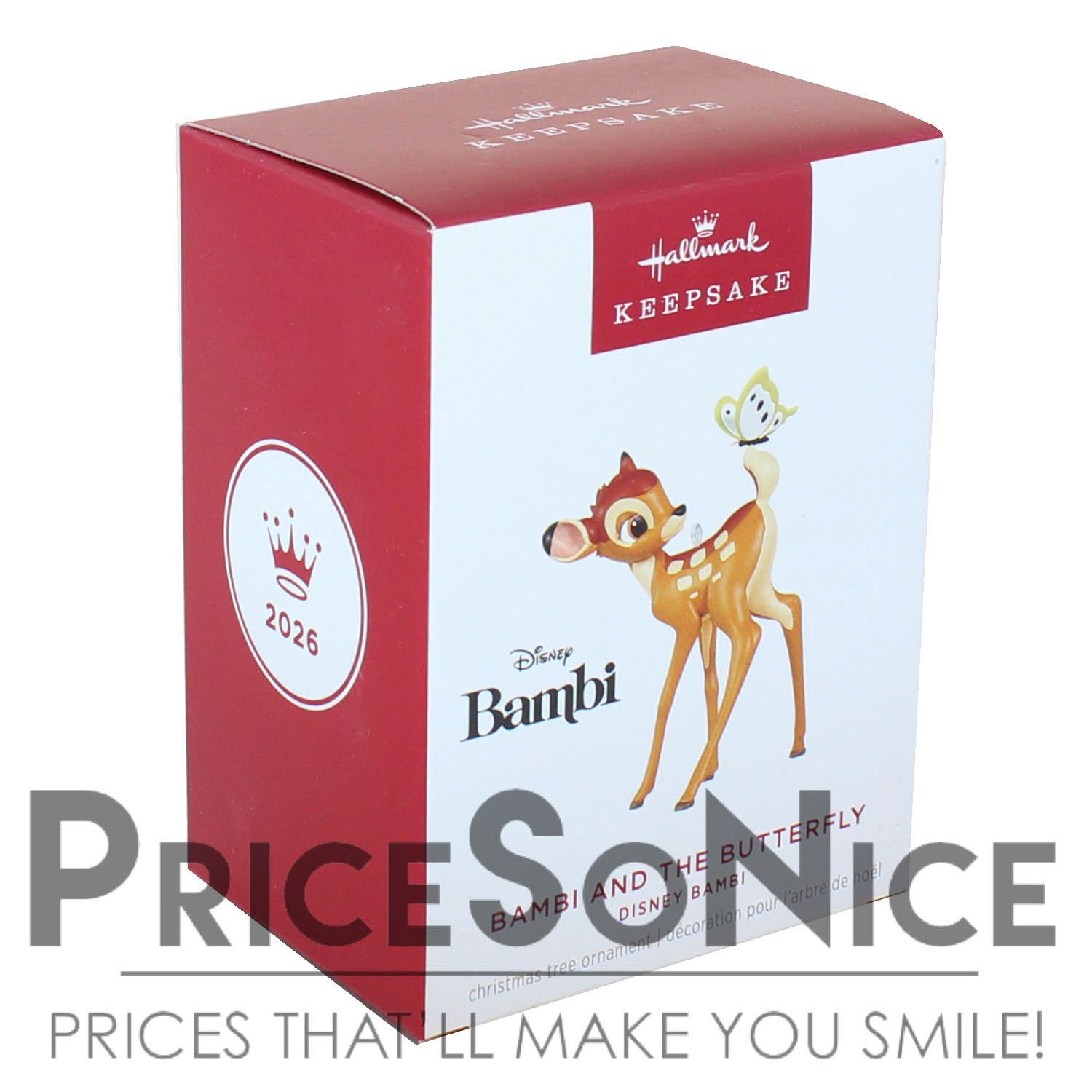 Hallmark Keepsake 2026 Disney Bambi and the Butterfly Ornament