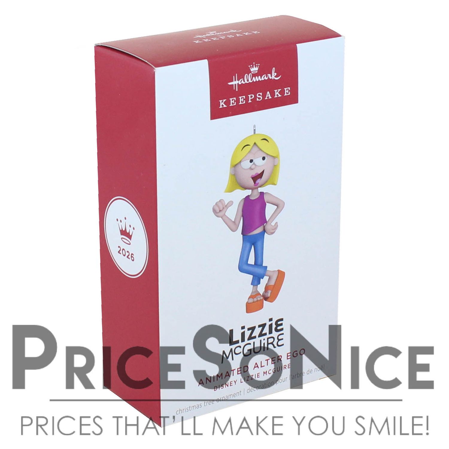 Hallmark Keepsake 2026 Disney Lizzie McGuire Animated Alter Ego Ornament
