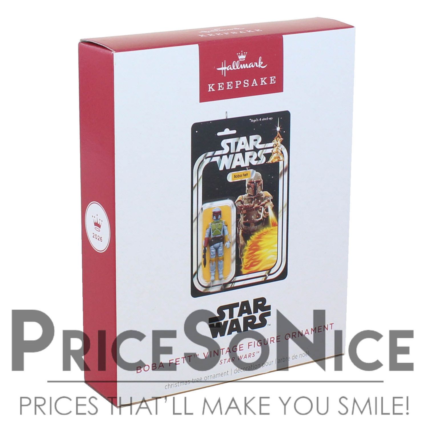 Hallmark Keepsake 2026 Star Wars Boba Fett Vintage Figure Ornament