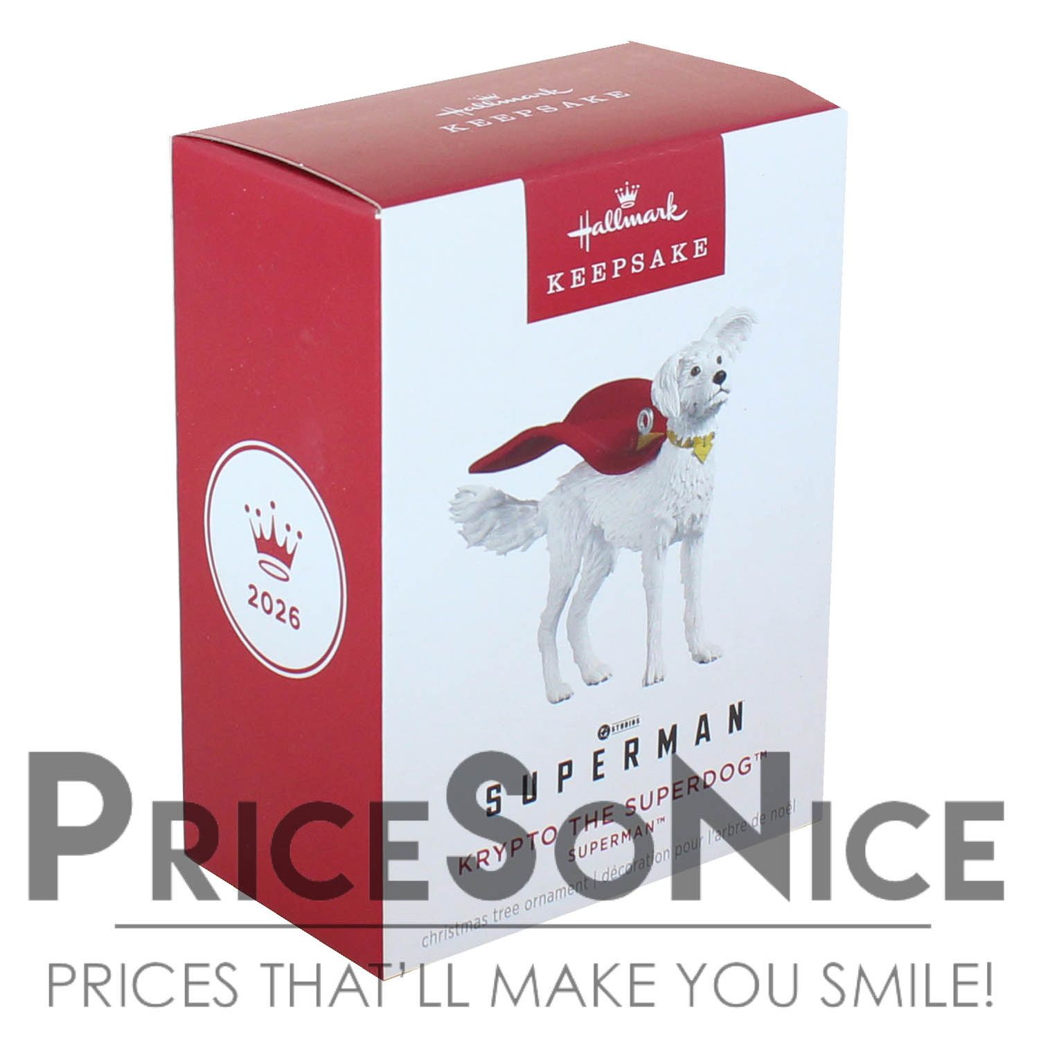 Hallmark Keepsake 2026 DC Superman Krypto the Superdog Ornament