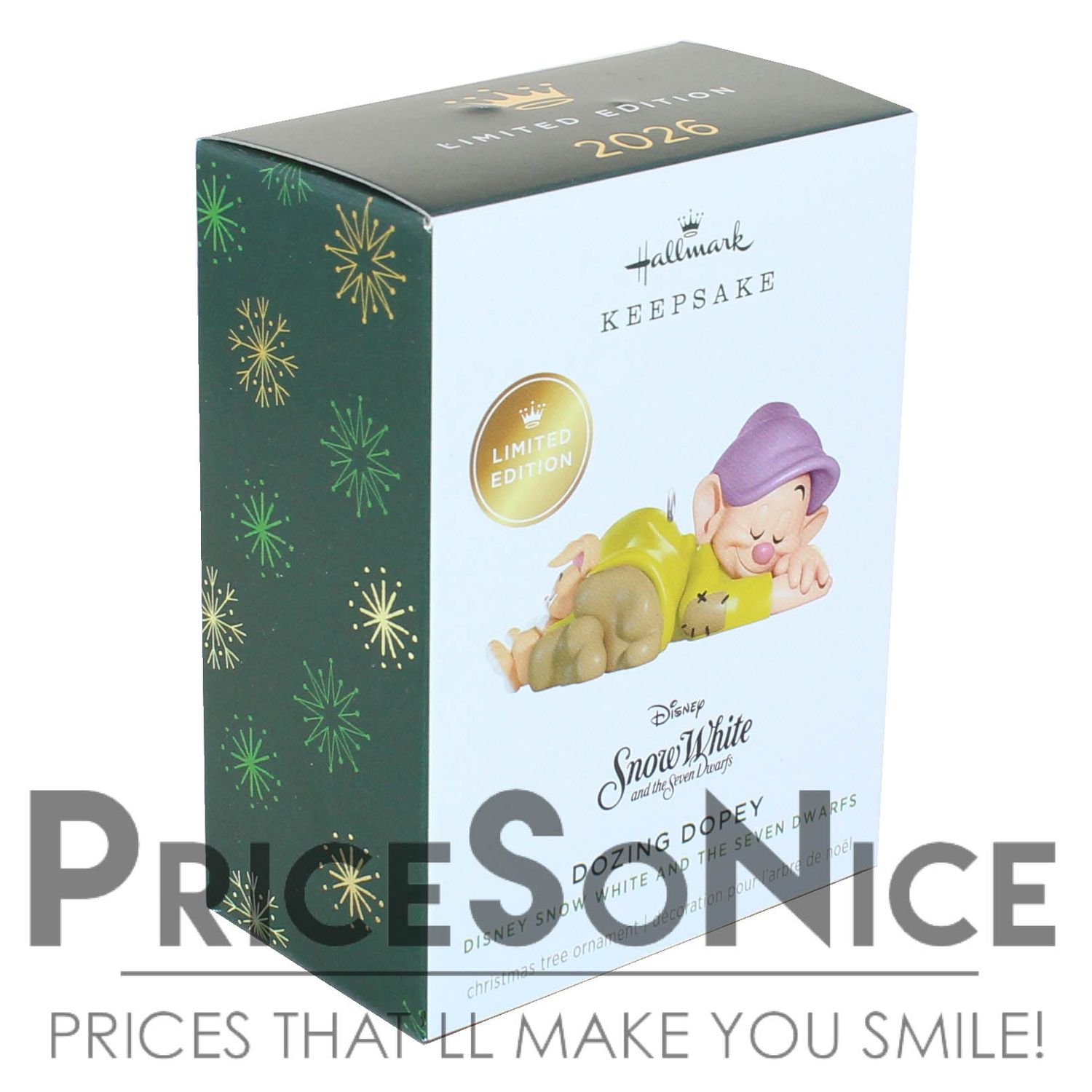 Hallmark Keepsake 2026 Snow White and the Seven Dwarfs Dozing Dopey LE Ornament
