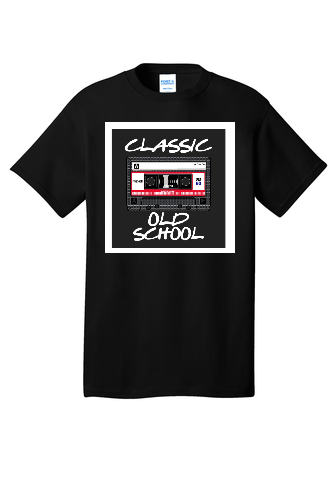 Classic Old School Black T-shirt