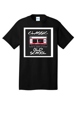 Classic Old School Black T-shirt