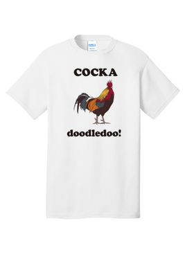 Cocka Doodledoo White T-shirt