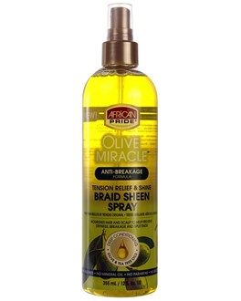 AFRICAN PRIDE Olive Miracle Braid Sheen Spray (12oz)