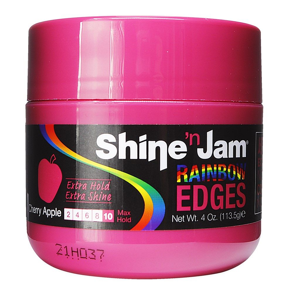 Ampro Pro-Shine-n-Jam Rainbow Edges Cherry -Apple  Extra Hold (4oz)