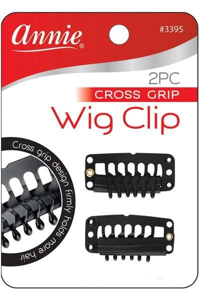 ANNIE 2PC Cross Grip Wig Clip #3395