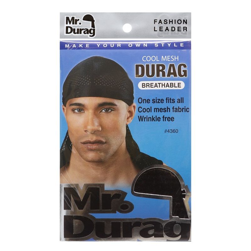 ANNIE Mr. Durag Cool Mesh Durag Black