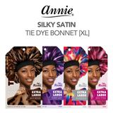 ANNIE Silky Satin Tie Dye Bonnet [Extra Large] Assorted