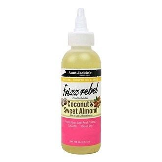 AUNT JACKIE&#39;S Frizz Rebel Coconut&amp;Sweet Almond Growth Oil (4oz) AJA69006