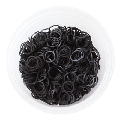 KIM & C 1000pcs Rubber BandsBlack