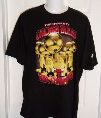 Vintage Starter Chicago Bulls The Dynasty NBA Champions Men's XL