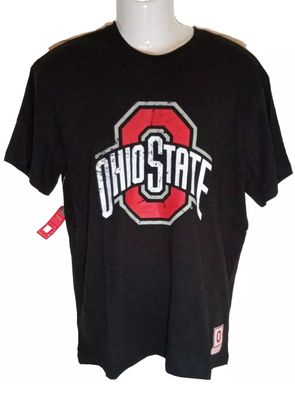 Mitchell &amp; Ness Ohio State Buckeyes Logo Short Sleeve T-Shirt Men&#39;s Med