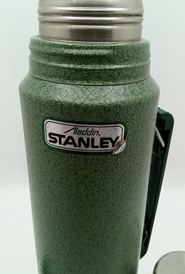 VTG Stanley Aladdin A-944DN Quart Vaccuum Thermos w/Stopper &amp; Cup