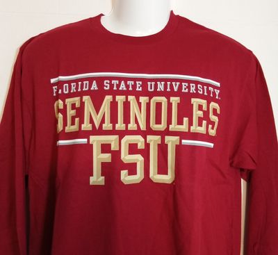 Florida State Seminoles Section 101 Majestic Men&#39;s LS Shirt Large