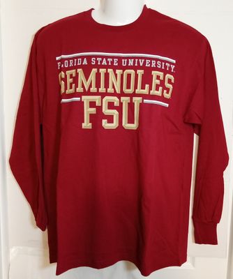 Florida State Seminoles Section 101 Majestic Men&#39;s LS Shirt Large