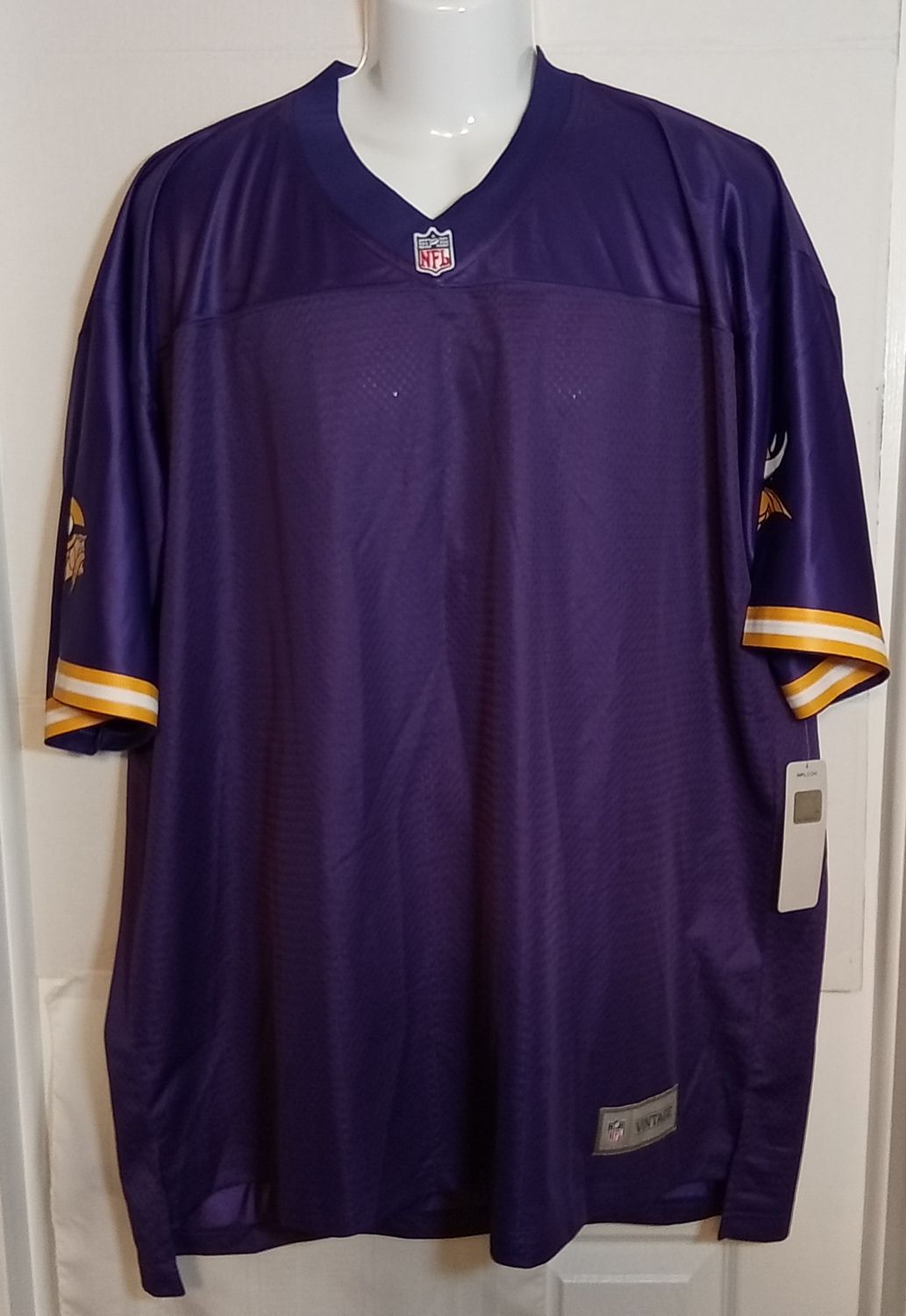 Minnesota Vikings Pro Line Vintage Black Purple Jersey Men&#39;s