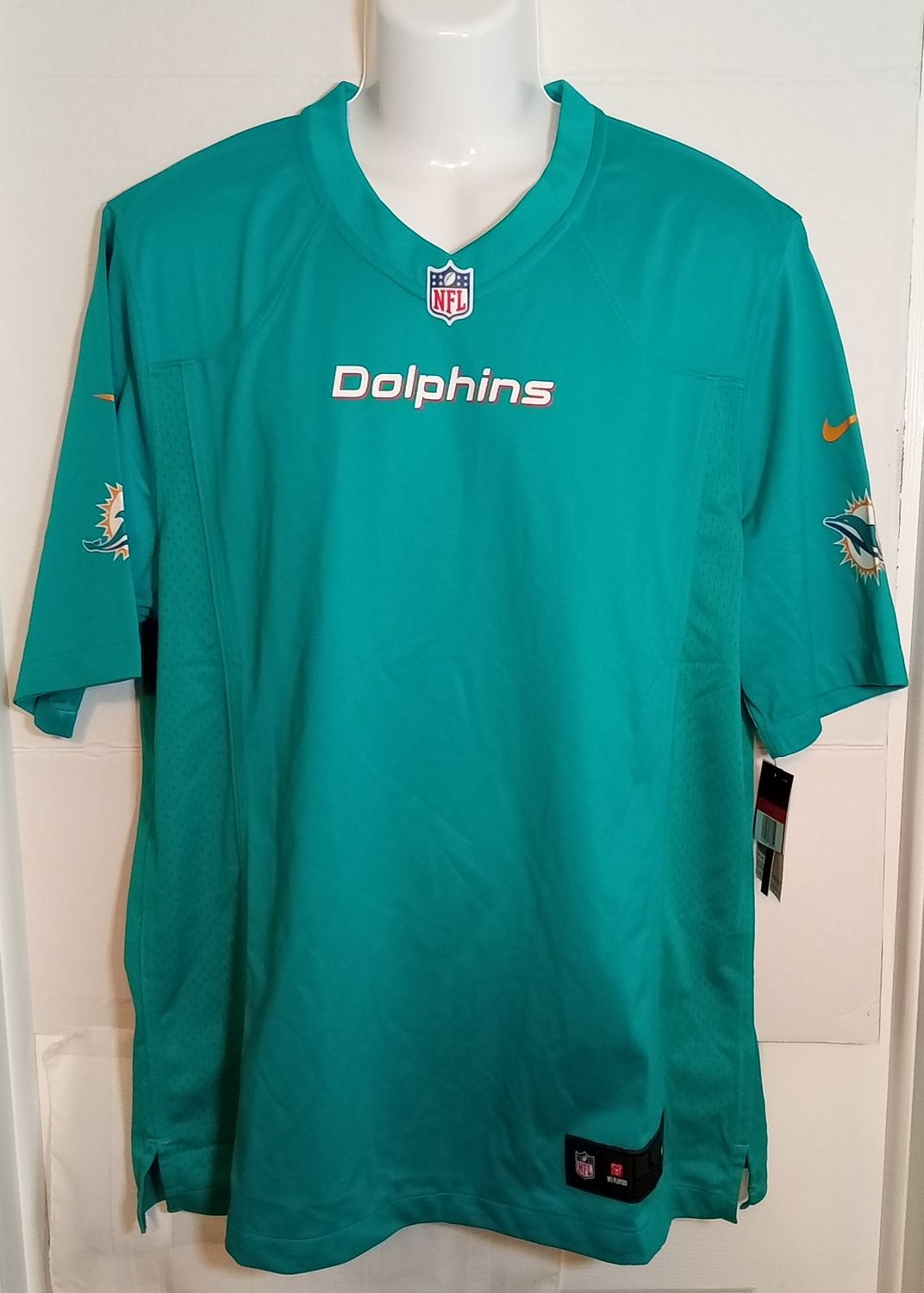 Miami Dolphins Nike Blank Jersey Men&#39;s Large