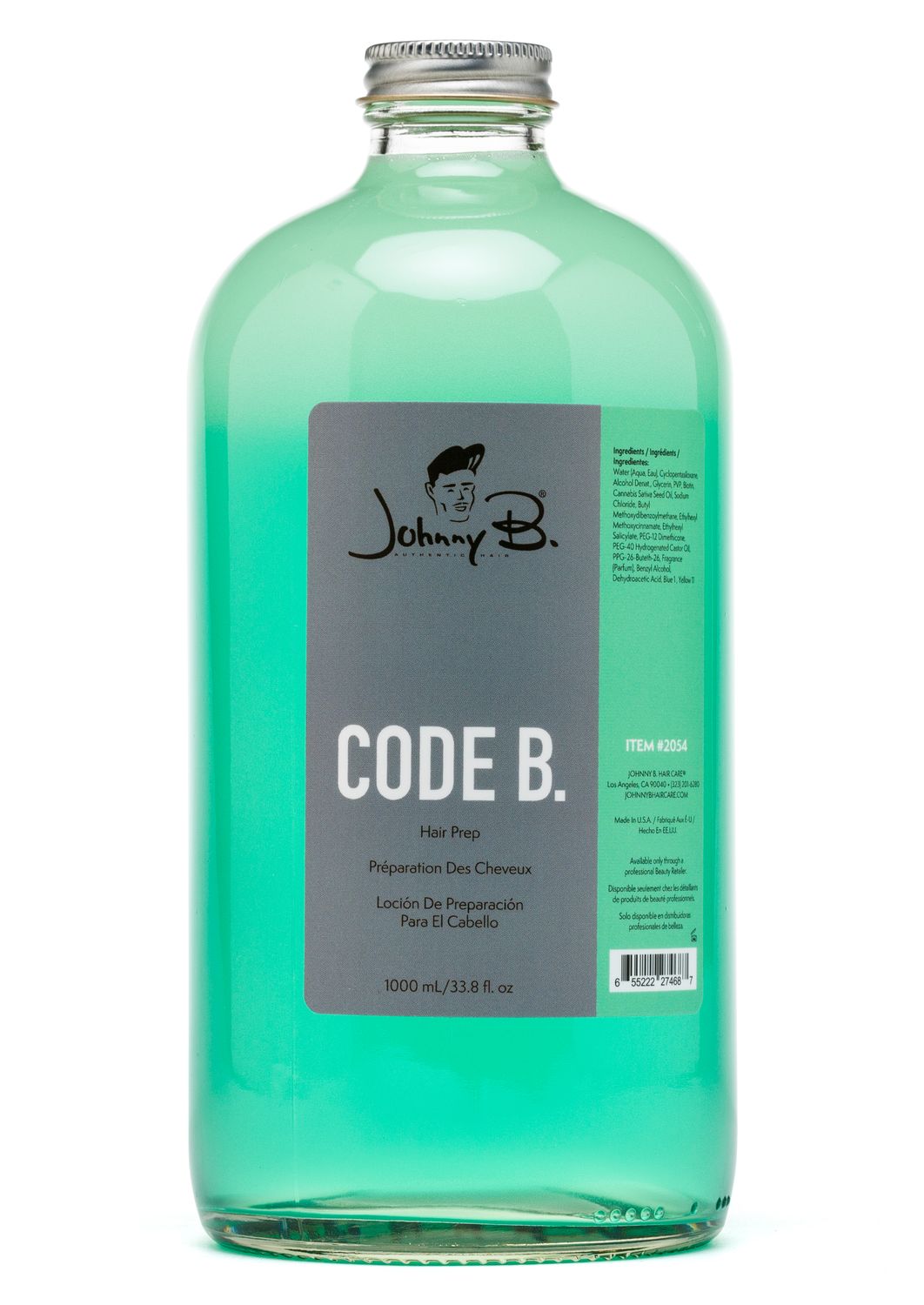 Code B. Hair Prep Spray