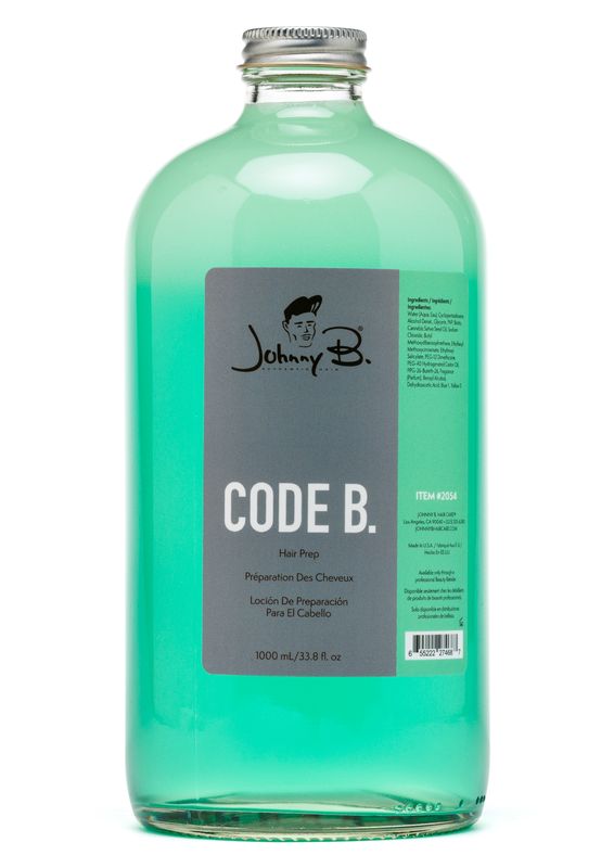 Code B. Hair Prep Spray