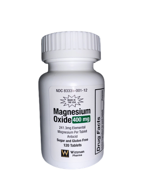 Magnesium Oxide Tablets 120 count