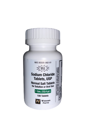 Sodium Chloride Tablets, USP 100 Count