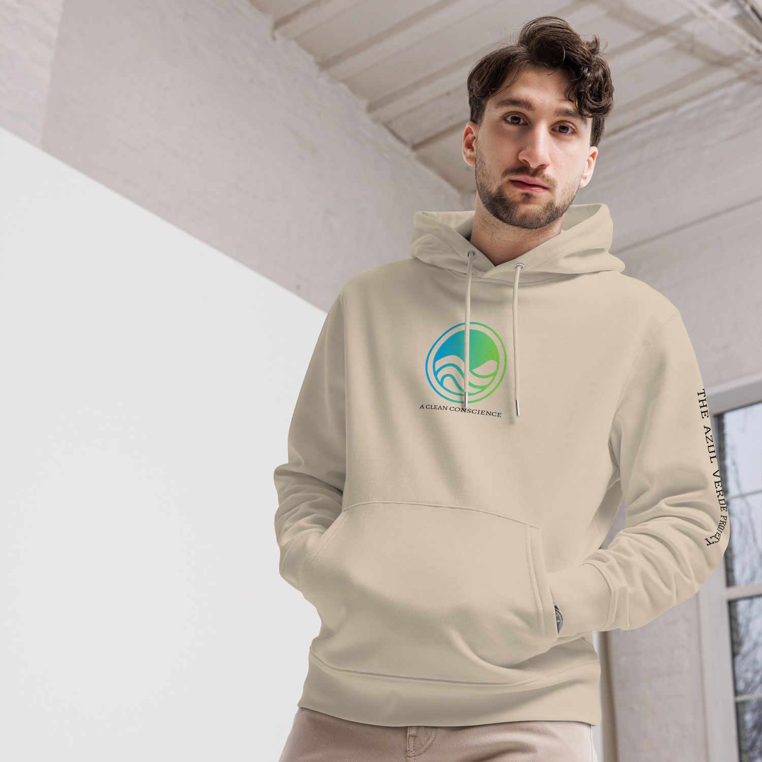 AzulVerdeHoodie I