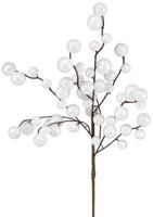 Round Mix GLit Ball Pik Wht Silver