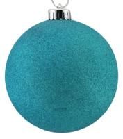 80MM Laser Turquoise Orn(pk12)