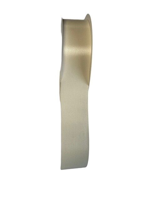 Ivory Flora Satin Ribbon 1 1/2&quot; wide by 100 yds