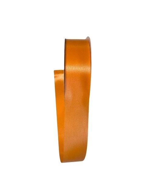 Tropical Orange Flora Satin Ribbon 1 1/2&quot; wide by 100ydsOrange