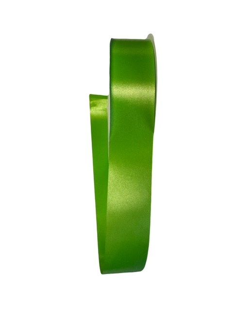 Citrus Green Flora Satin Ribbon 1 1/2&quot; wide by 100 yds