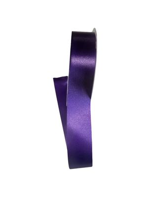 Purple 1 1/2" wide waterproof ribbon no wire
