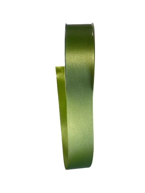Leaf Green Flora Satin Ribbon 1 1/2&quot; wide by 100yds