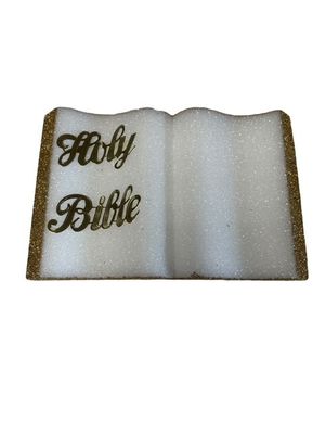 12X8X1.5&quot; BIBLE with Gold Letters