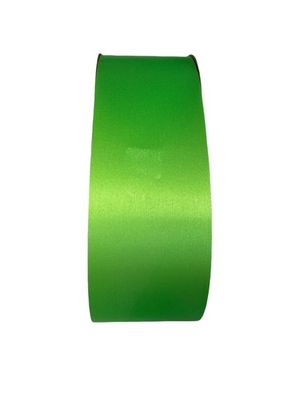 Satin Acetate Ribbon 2 1/2" by 50 Yds lime green