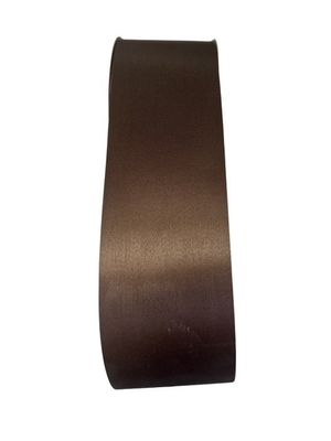 Satin Acetate Ribbon 2 1/2" by 50 Yds Chocolate