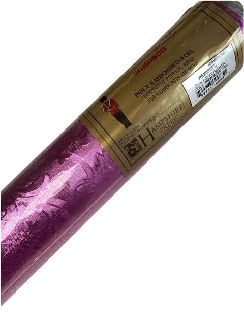 Poly Foil Paper in  Fuchsia