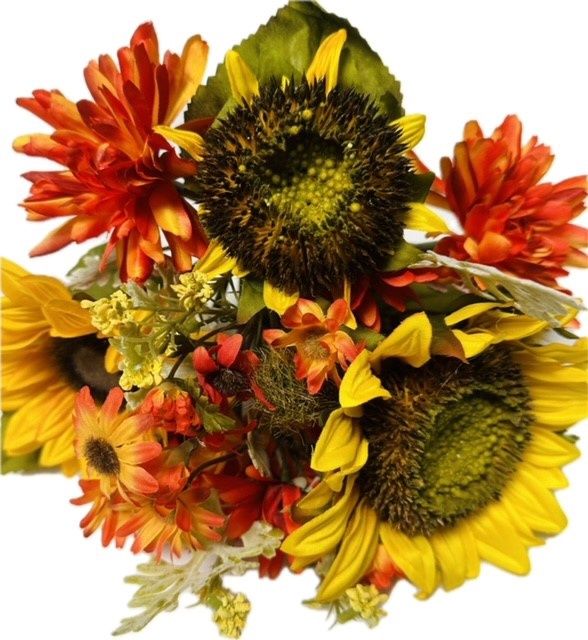 Handtied Sunflower bouq Gold