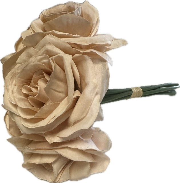 Ashley Rose Bouquet 12&quot; Light Beige