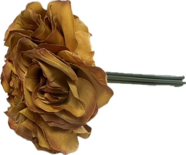 Ashley Rose Bouquet 12&quot; Rust